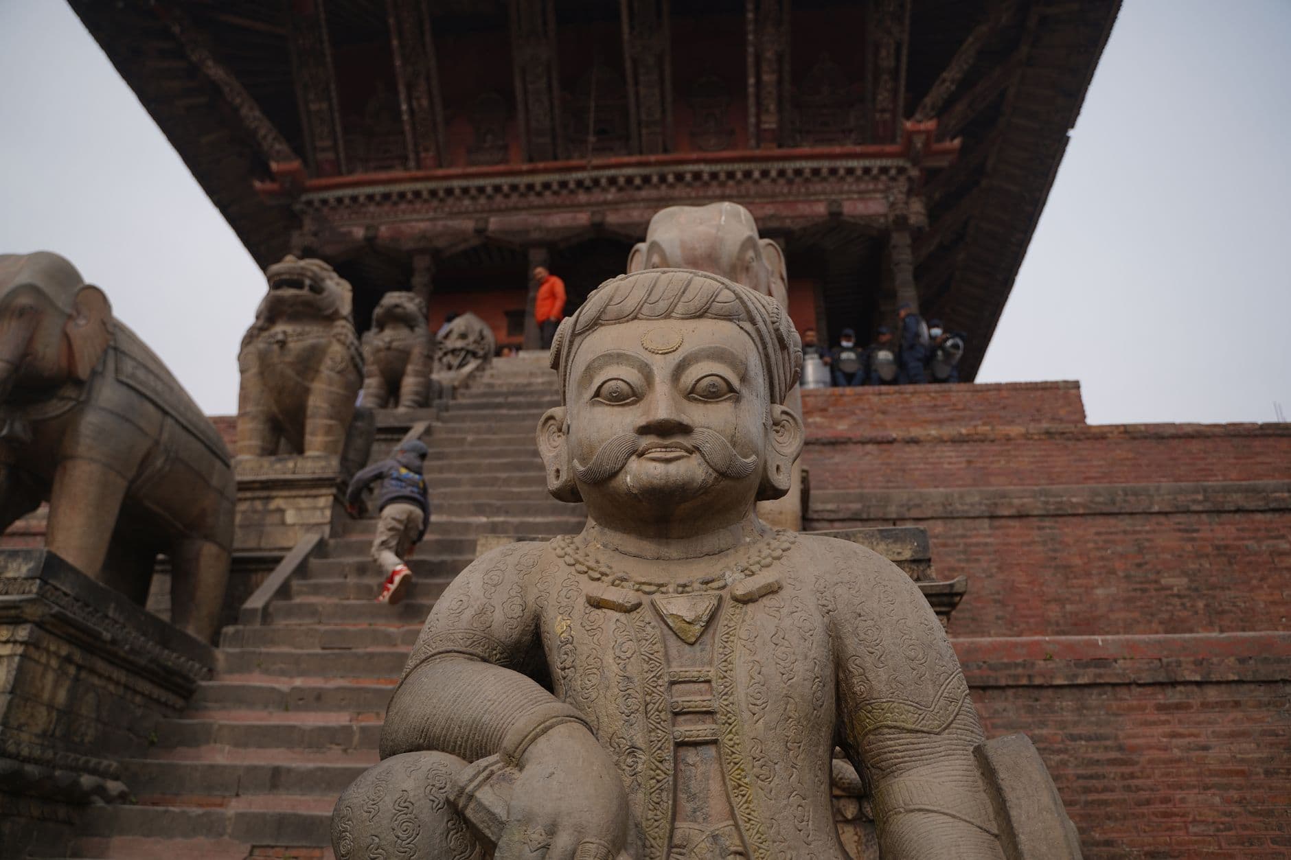Plaza de los alfareros de Bhaktapur, Nepal