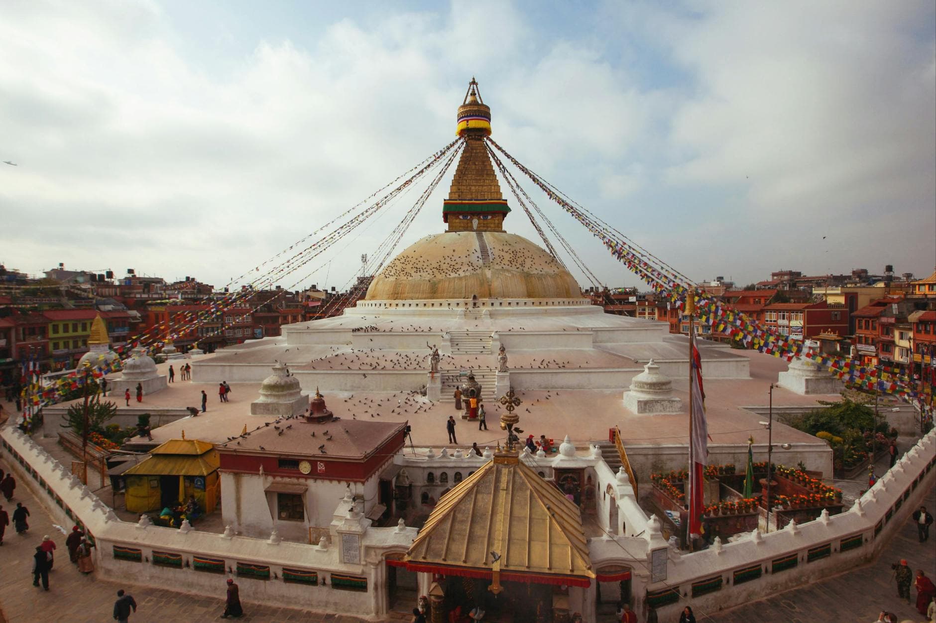 Boudhanathストゥーパ、Kathmandu