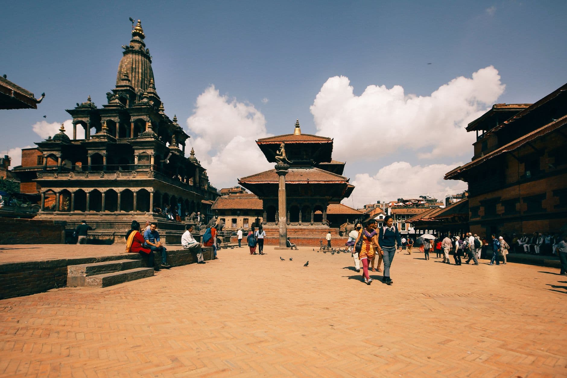 Arquitectura de la plaza Durbar de Patan