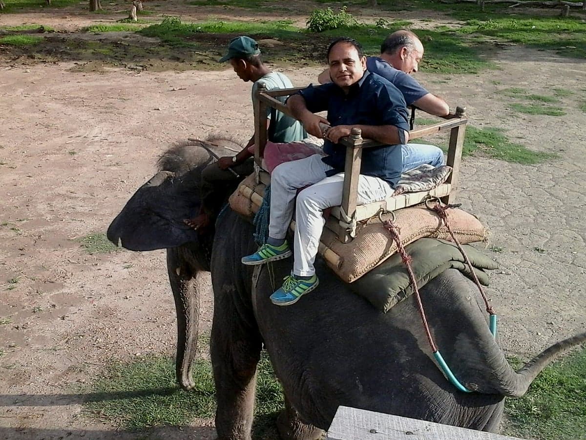 Auf Elefantensafari im Chitwan National Park